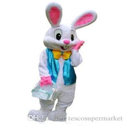 2017 Sell Like Professional Easter Bunny Mascot Costumes Rabbit Adult 339g