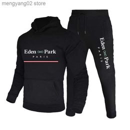 Men's Tracksuits New Mens Fashion Luxury Tracksuits Men Printed Brand Hoodies and Pants Long Sleeve Jogging Suits 2 Pcs Streetwear Athletic Sets T230714