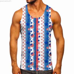 Men's Tank Tops Tunic Tee Men Fashion Spring Summer Casual Sleeveless O Neck Printed Men T Shirts Long Sleeve Variety Pack Tees for Men Trendy L230713