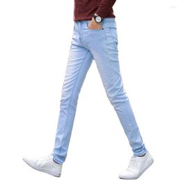 Men's Pants Wholesale 2023 Fashion Casual Skinny Jeans Men Denim Hip Hop Slim Straight Boys Korean Trendy Black Long Pencil