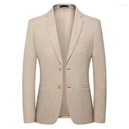 Men's Suits Boutique Suit Gentleman Fashion Business Italian Style Casual Slim Dress British Wedding Work Blazer