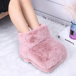 Carpets Electric USB Winter Foot Warmer Cute Detachable Replacement Colorful Household Lints Heating Pad Heated Mat Grey