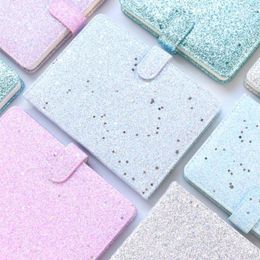 Domikee Cute Creative Glitter Sequins Hardcover Notebooks Student Candy Korean Agenda Planner Organizer Stationery A5A6