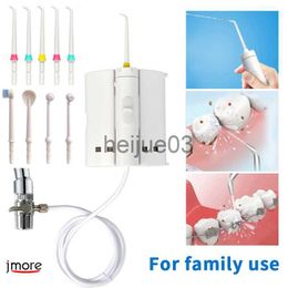 Teeth Whitening Water Faucet SPA Oral Irrigator Dental Flosser Jet Family Replacement Nozzles Water Pressure No Electric Oral SPA Mouth Cleaner x0714 x0707