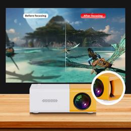 HD Mini Projector With Stand, For Outdoor Movie Viewing/Big Game/Multimedia Home Theater /Video Projector For Movie, TV, And Gaming Experience With HDMI