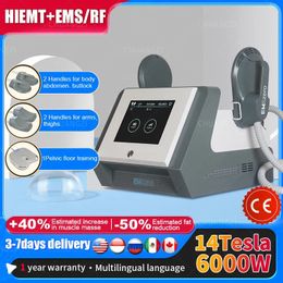 2023 EMS Body Sculpt Muscle Stimulator HI-EMT 14 Tesla EMSzero Equipamento de fitness eletromagnético de alta intensidade para emagrecimento