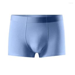 Underpants Men Boxers Underwear Seamless Antibacterial Modal Mid Waist Mens Boxer Shorts Breathable Elastic Male Panties Cuecas