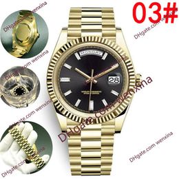 14 High Quality Waterproo Watch 41mm 2813 Mechanical automatic Stainless President Fashion Mens Watches Classic long diamondWristw232k