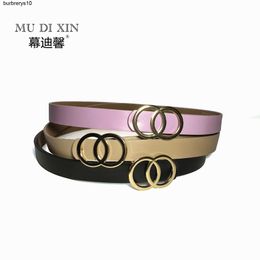 New internet celebrity with the same waistband for women Korean inset style PU belt simple and versatile fashionable women's waistband Korean version waistband
