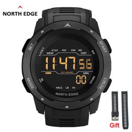 NORTH EDGE Digital Watch Men Military watch Sports Watches Fashion Running Sports Swimming Waterproof 50M Men's Electronic clock