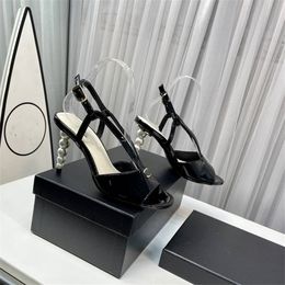 Women's sandals fashion luxury brand business work leisure travel letter Women's high heels