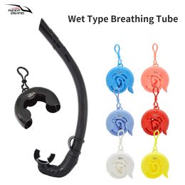 Snorkels Sets KEEP DIVING Black All Silicone Wet Breathing Tube Full Silica Gel Foldable Snorkelling Snorkel Free Diving Scuba Swim Equipment 230713
