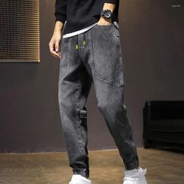 Men's Pants Stylish Men Hip Hop Harem Jogging Skin-touch Sportswear