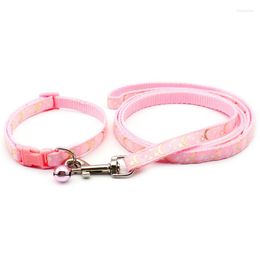 Dog Collars Adjustable Leashes Collar Puppy Outdoor Walking Cat Leash Chihuahua Terrier Schnauzer Traction Rope General