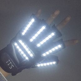 LED Light Sticks Cool Fashion Performance Lighting Party Supplies Luminous Gloves Rave Dance Flashing In The Dark 230713