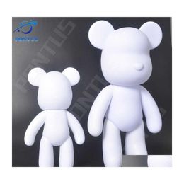 Novelty Games Fluid Bear Scpture Handmade Painting Violence Model Diy Doll Parentchild Toy Bearbrick Home Room Decor Drop Delivery T Dhkhe