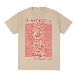 Men's T-Shirts JOY DIVISION T-shirt Unknown Pleasures LOVE WILL TEAR US APART Cotton Men T shirt TEE TSHIRT Womens Tops Unisex 230713