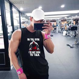 Men's Tank Tops New brand Comfortable Fit Tank Top Summer gym Bodybuilding Sleeveless T-shirt Men's sports tranning vest Fitness Mesh Singlet L230713