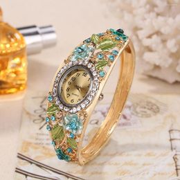 Wristwatches 2023 Arrive Fashion Luxury Watches For Women Ladies Bracelet Watch Rhinestone Female Wrist Clock