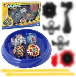 4D Beyblades TOUPIE BURST BEYBLADE SPINNING TOP XD168-6 Metal Fight Metal Fusion With Arena Launcher Handle Stage Toys Gifts Kids