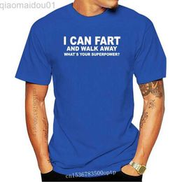 Men's T-Shirts New I Can Fart And Walk Away T Shirt Funny Joke Dad Christmas Father Gift T-Shirt L230713