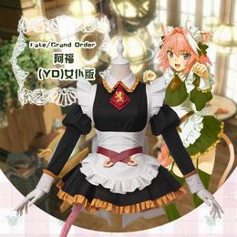 Fate Grand Order Rider Astolfo YD Ver Maid Dress Outfit cosplay costume Custom2458