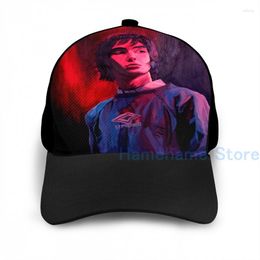 Ball Caps Fashion Liam Gallagher Maine Road Basketball Cap Men Women Graphic Print Black Unisex Adult Hat