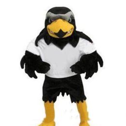 2019 Professional custom-made Deluxe Plush Falcon Mascot Costume Adult Size Eagle Mascotte Mascota Carnival Party Cosply Costum272u