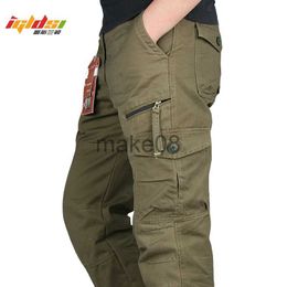 Men's Pants New 2022 Men Cargo Pants Multi Pockets Military Tactical Pants Men Outwear Streetwear Army Straight Slacks Casual Long Trousers J230714