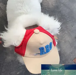 Top Pet Hat New Small Dog Casual Sun Hat Dogs Baseball Cap Canvas Breathable Peaked Caps Foreign Trade