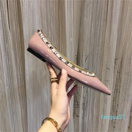 2023- Fashion female designer dress shoes spring and fall pointed high heels leather comfortable women shoe lace-up top quality