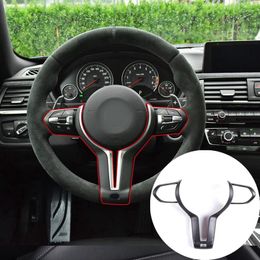 Steering Wheel Covers Car Button Cover Trim For F20 F30 F32 F36 F15 F16 F80 F85 M-Sport Interior Accessories Matte Black