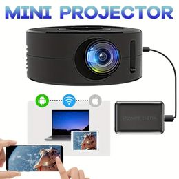 Mini Portable Projector, Kids Gifts For Kids Movie Projector Supported HD 1080P, Small Portable Movie Projector For Outdoor Projector Use In Camping,