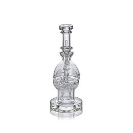 Waxmaid 7.48inch Fab Egg hookah Glass Dab Rig Unique Swiss matrix percolator glass bongs Perc Recycler Water Pipes Oil rigs US warehouse retail order free shipping