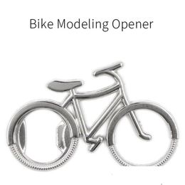 Openers Cute Fashionable Bike Bicycle Metal Beer Bottle Opener Keychain Key Rings For Lover Biker Creative Gift Cycling Dh0248 Drop Dhvji