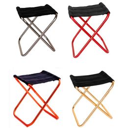 Foldable Camping Stool Lightweight Retractable Sturdy stools for Outdoor Travel Camping Fishing Garden Chair Portable Camp Furniture