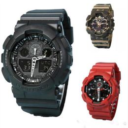 2022 Original shock watch men sport wr200ar g watches Army Military Shocking Waterproof Watch all pointer work Digital Wristwatch1572