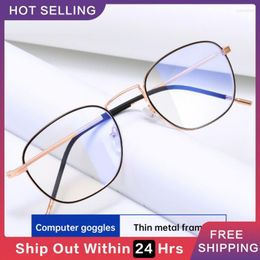 Sunglasses Anti-blue Light Goggles Blue Anti Glasses Metal Strong Frame Blockin 2023 Clear Lens Eyewear