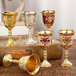 Cups Saucers Wine Cup Unbreakable Cocktails Goblet Non-slip Base Wide Mouth Tumbler Rust-proof European Style Champagne Glasses
