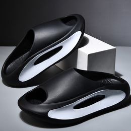 Slippers Summer Sneaker Slippers For Women Men Thick Bottom Platform Slides Soft EVA Hollow Unisex Sports Sandals Casual Beach Shoes 230713