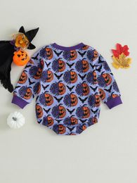 Girl Dresses Baby Boy Halloween Costume Pumpkin Jumpsuit With Hooded Sweatshirt And Long Sleeve Romper Bodysuit