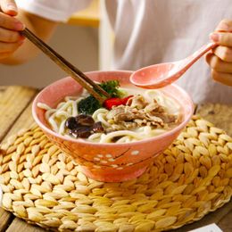 Plates Nordic Ceramic Salad Big Bowl Breakfast Cereal Fruit Dessert Nut Soup Noodles Rice El Microwave Oven Tableware