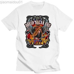 Men's T-Shirts David Allan Coe Black T Shirt Mens Unisex Music S-3Xl Tee Music Outlaw Country Oversized Tee Shirt L230713