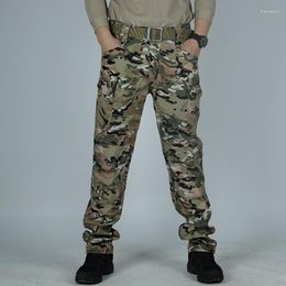 Men's Pants Military X7 X9 Tactical Men Joggers Camouflage Cargo Casual Male Training Multi-Pocket Fashions Large Size Trousers