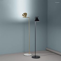 Floor Lamps Vintage Steel Lamp Living Room Bedroom Lights Modern Wood Glass Ball