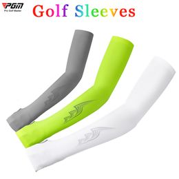 Elbow Knee Pads UV Cover 1 Pair Golf Lycra Arm Sleeves Lengthened Slip Dispensing Openings Variety Cycling Sleeve 230713