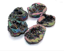 Pendant Necklaces CINGESTO 5pcs Original Druzy Agates Necklace Natural Nugget Gems Stone Beads DIY Fashion Women Jewelry Semiprecious