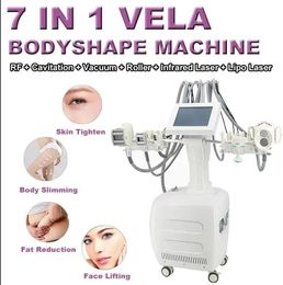 6 in 1 vale Roller Boby slimming machine RF facial lifting vacuum weight loss Fat Removal massage device led skin Rejuvenation Lipo Cavitation Machine