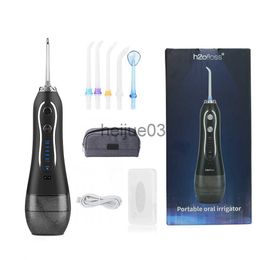 Teeth Whitening Oral Irrigator USB Rechargeable Water Flosser Portable Dental Water Flosser Dental Teeth Cleaner with Bag x0714 x0714