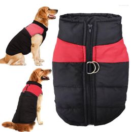 Dog Apparel Pet Coats For Winter Waterproof Vest Windproof Polyester Jacket Thick Warm Coat Clothes Puppy Small Medium